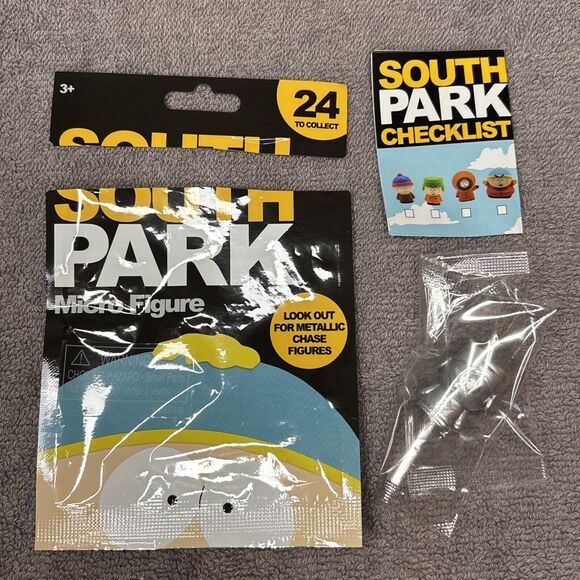Comedy Partners Other - Kyle (Chase Metallic Silver) 1" South Park Micro Figure. Open Blind Bag.